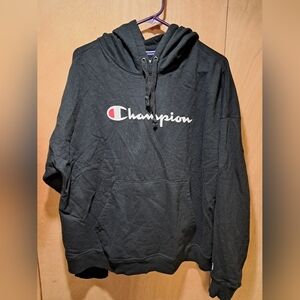 Champion Black Pullover Hoodie